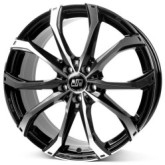 MSW 48 Gloss Black Full Polished 8x18 5x127 ET40 CB71,6 60° 900 kg W19372009T56