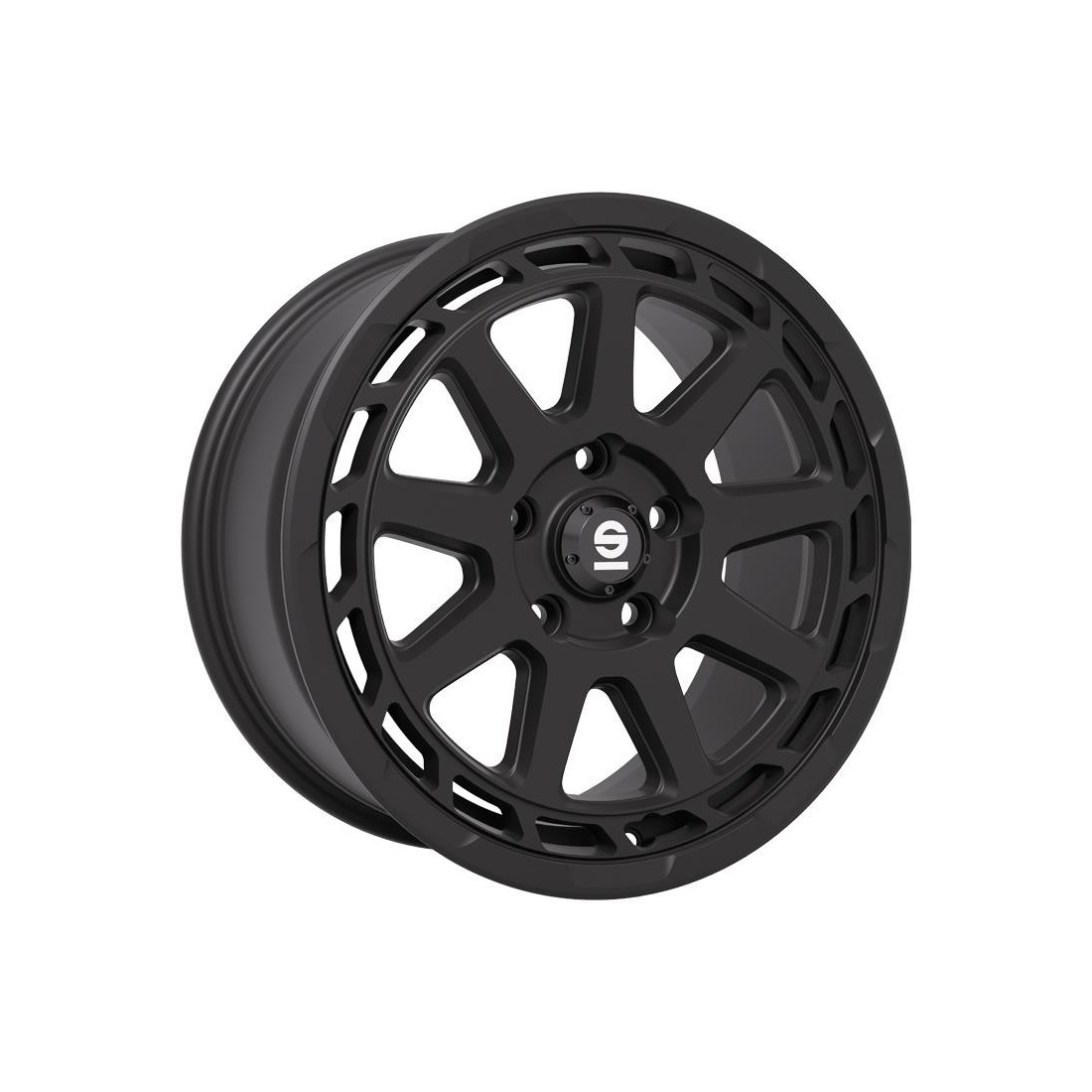 Sparco Gravel Matt Black 8x18 5x114.3 ET45 CB73,0 60° 875 kg W2910250553