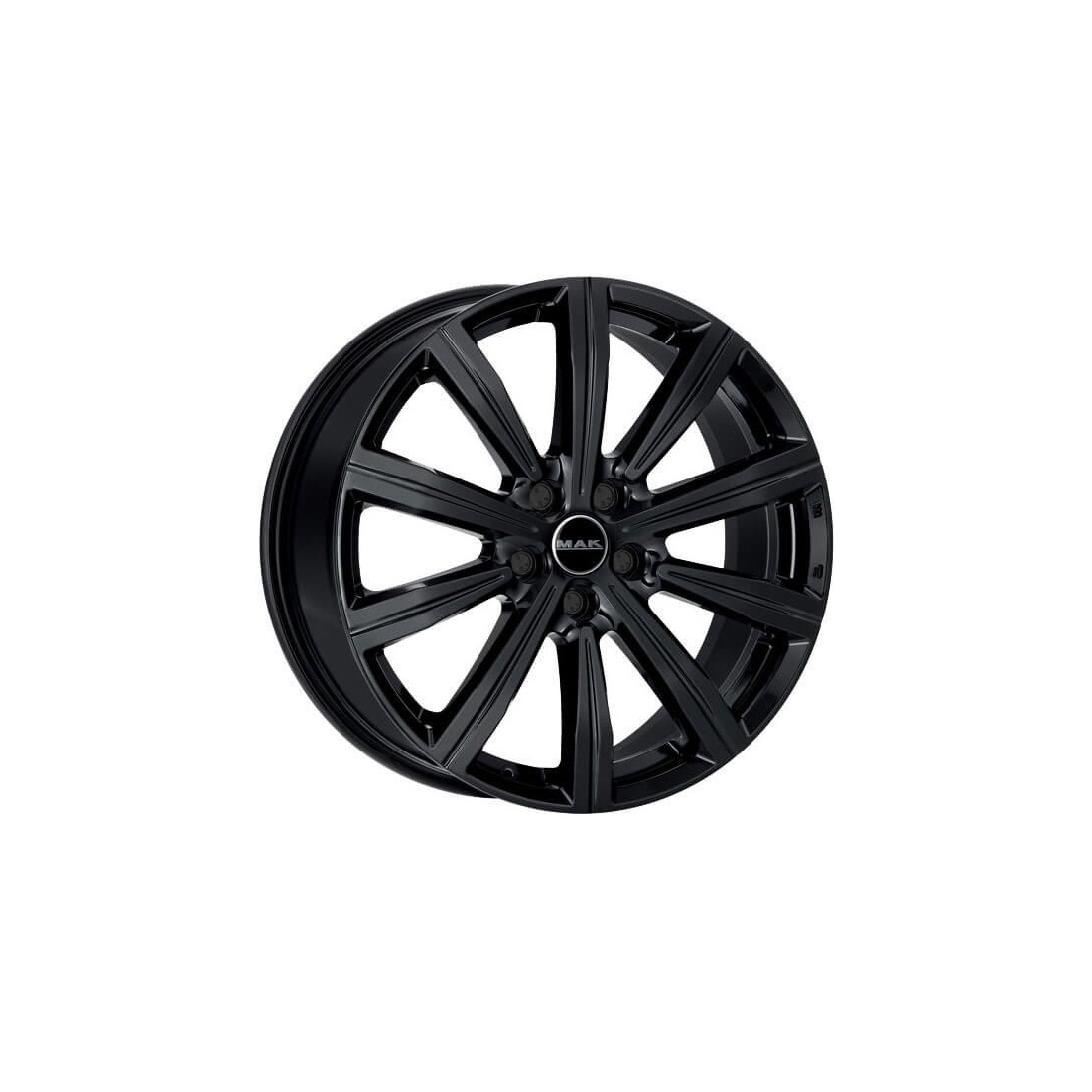 MAK Birmingham Gloss Black 8,5x20 5x120 ET40 CB72,6 60° 1000 kg F8520IRGB40IRX