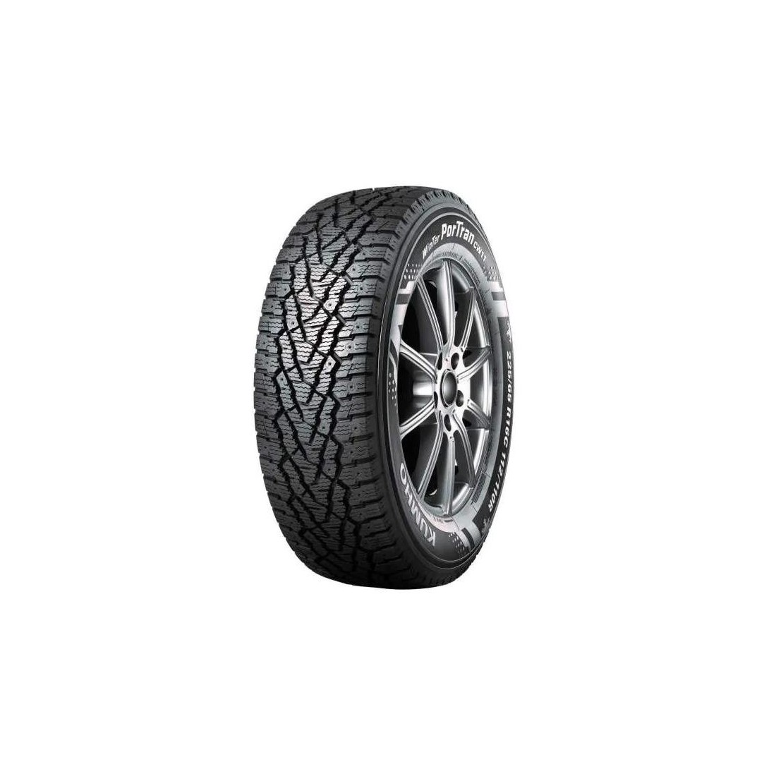 225/65R16C KUMHO CW11 112/110R Studded 3PMSF IceGrip M+S