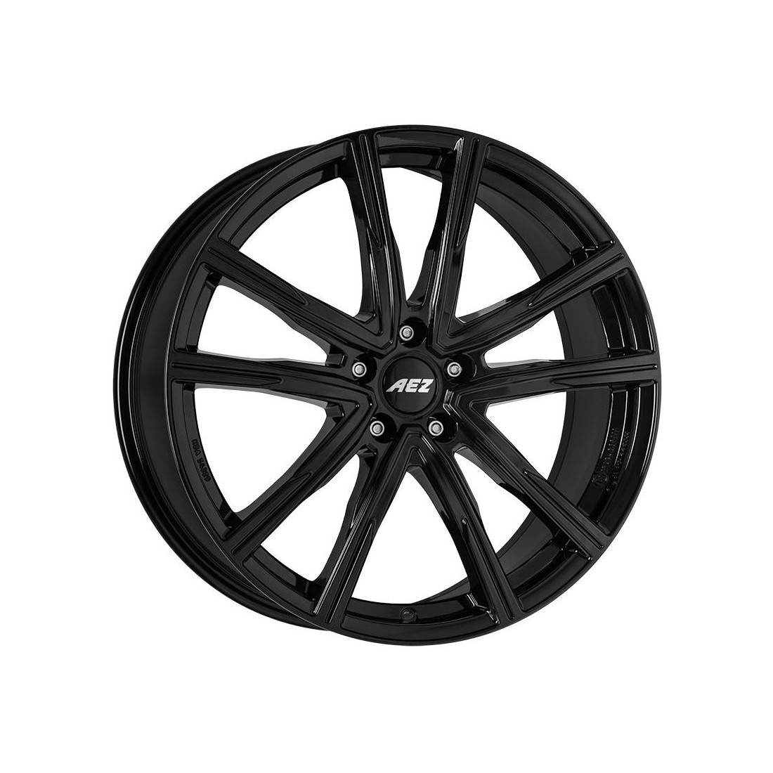 AEZ Montreal Black 7,5x19 5x114.3 ET38 CB71,6 60° 750 kg AMO9J0BA38