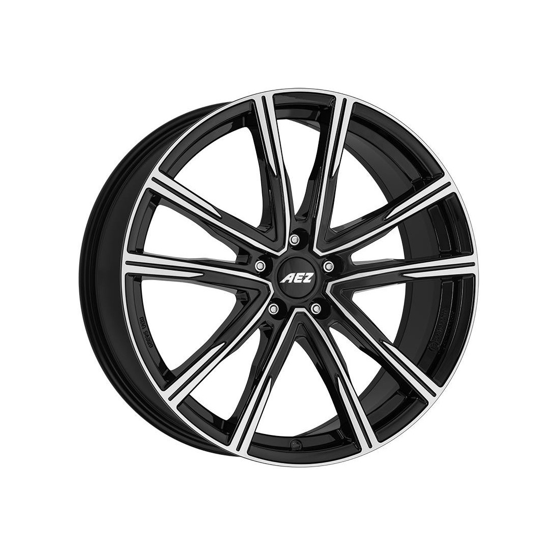 AEZ Montreal dark Black/polished 7,5x19 5x114.3 ET51 CB67,1 60° 750 kg AMO9J0BP51E