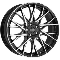 Dotz Fuji dark Black/polished 8x18 5x112 ET40 CB70,1 60° 690 kg OFUG8BP40