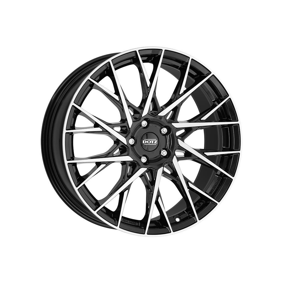 Dotz Fuji dark Black/polished 8x18 5x112 ET40 CB70,1 60° 690 kg OFUG8BP40