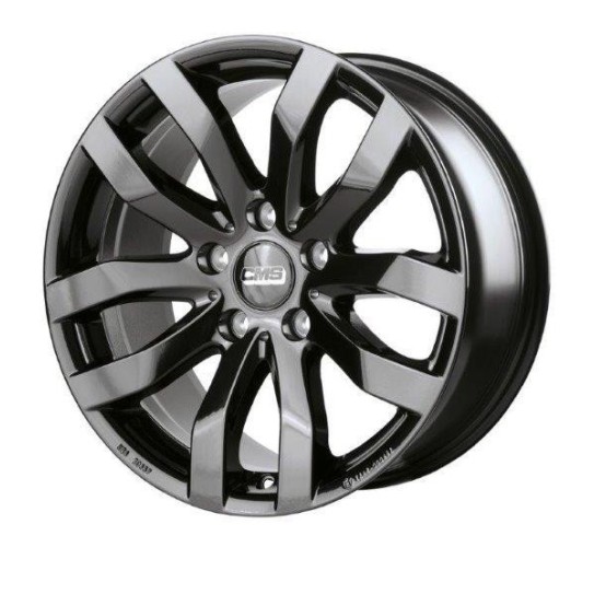 CMS C22 Complete Black Gloss 7,5x18 5x112 ET37 CB66,5 R13 740 kg C22 758 37 91S CBG