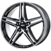 CMS C29 Diamond Black Gloss 7,5x17 5x112 ET52 CB66,5 60° 740 kg C29 757 52 98S DB