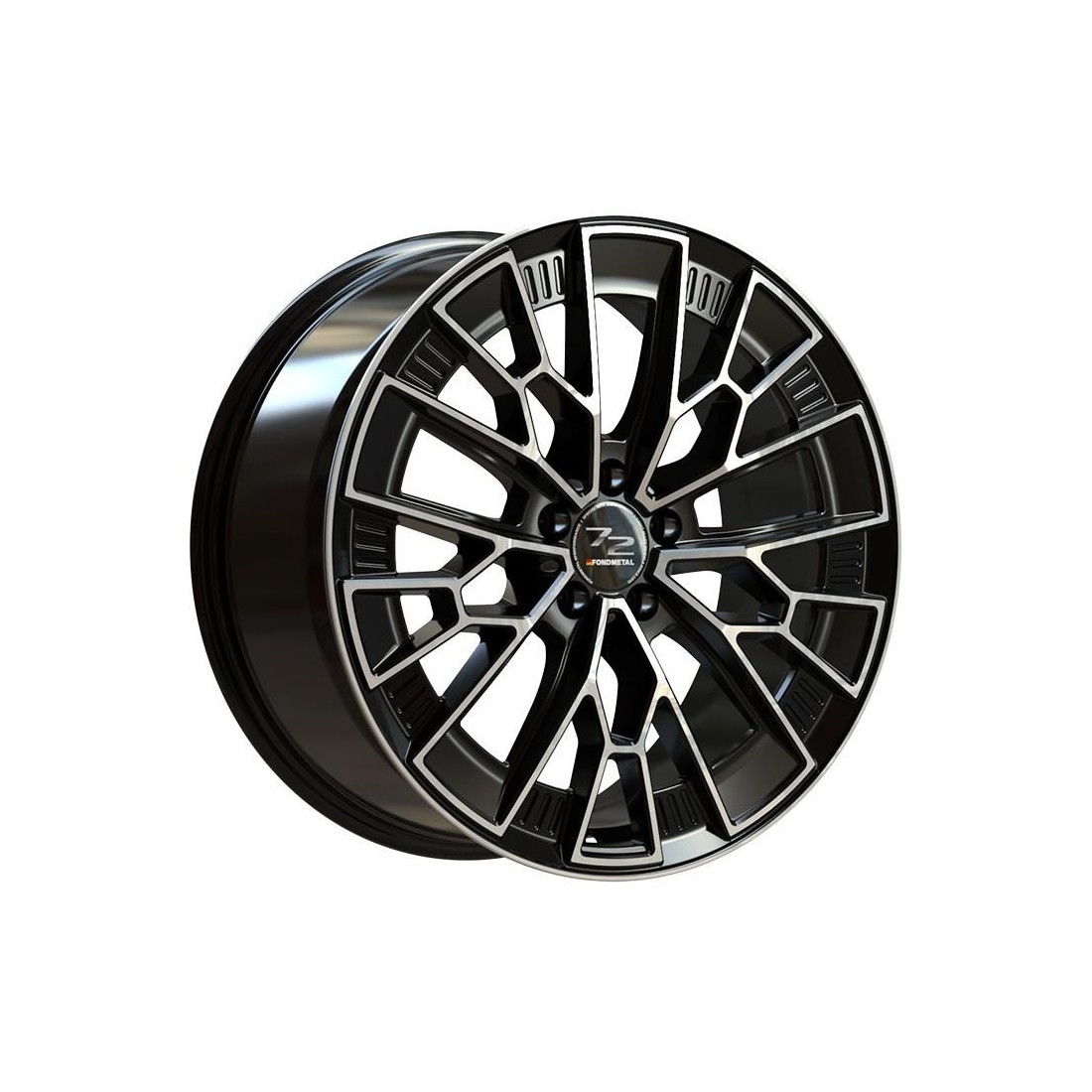 Fondmetal 1972 Glossy Black Machined 9x21 5x108 ET45 CB63,4 60° 1050 kg RF19182