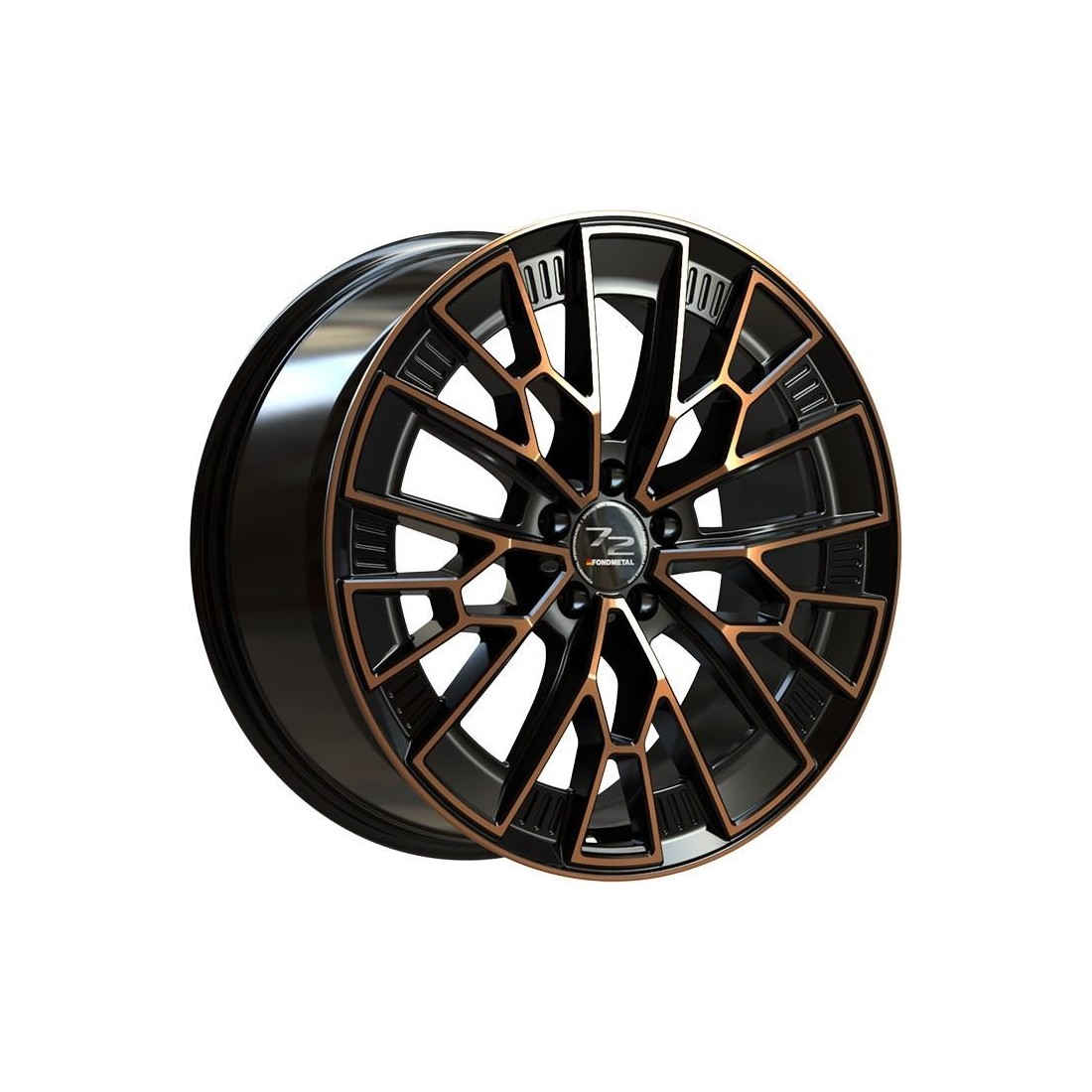 Fondmetal 1972 Black Clearcoat Matt Bronze Machined 8,5x19 5x112 ET45 CB66,5 60° 775 kg RF19138