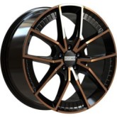 Fondmetal Elatha Black Clearcoat Matt Bronze Machined 8,5x19 5x112 ET45 CB66,5 R13 850 kg RF19212