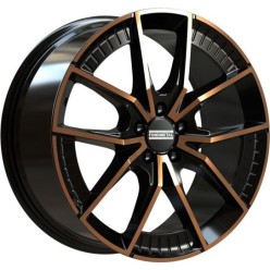 Fondmetal Elatha Black Clearcoat Matt Bronze Machined 8x18 5x112 ET45 CB66,5 R13 800 kg RF19222