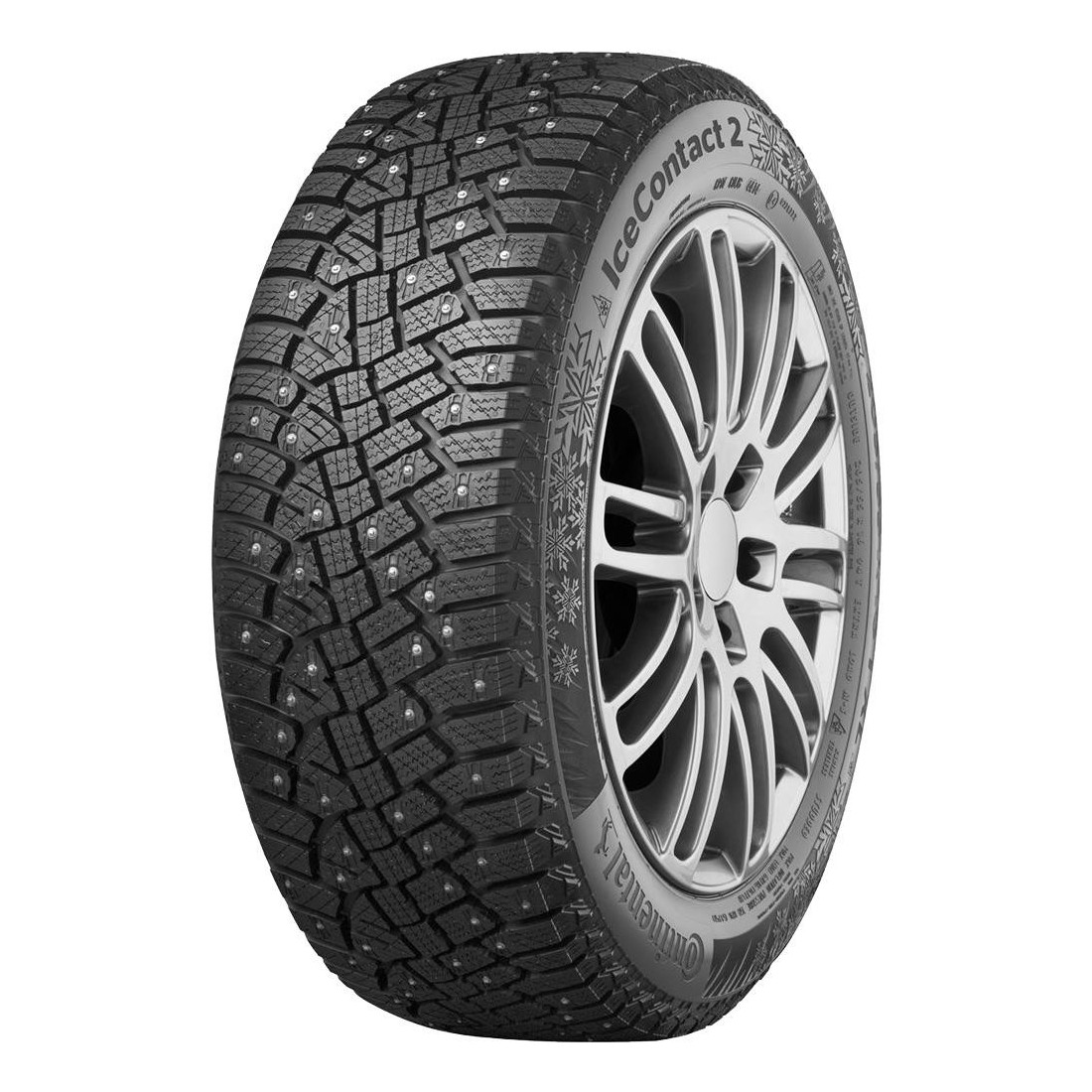 245/35R21 CONTINENTAL ICECONTACT 2 96T XL FR KD DOT17 Studded 3PMSF M+S